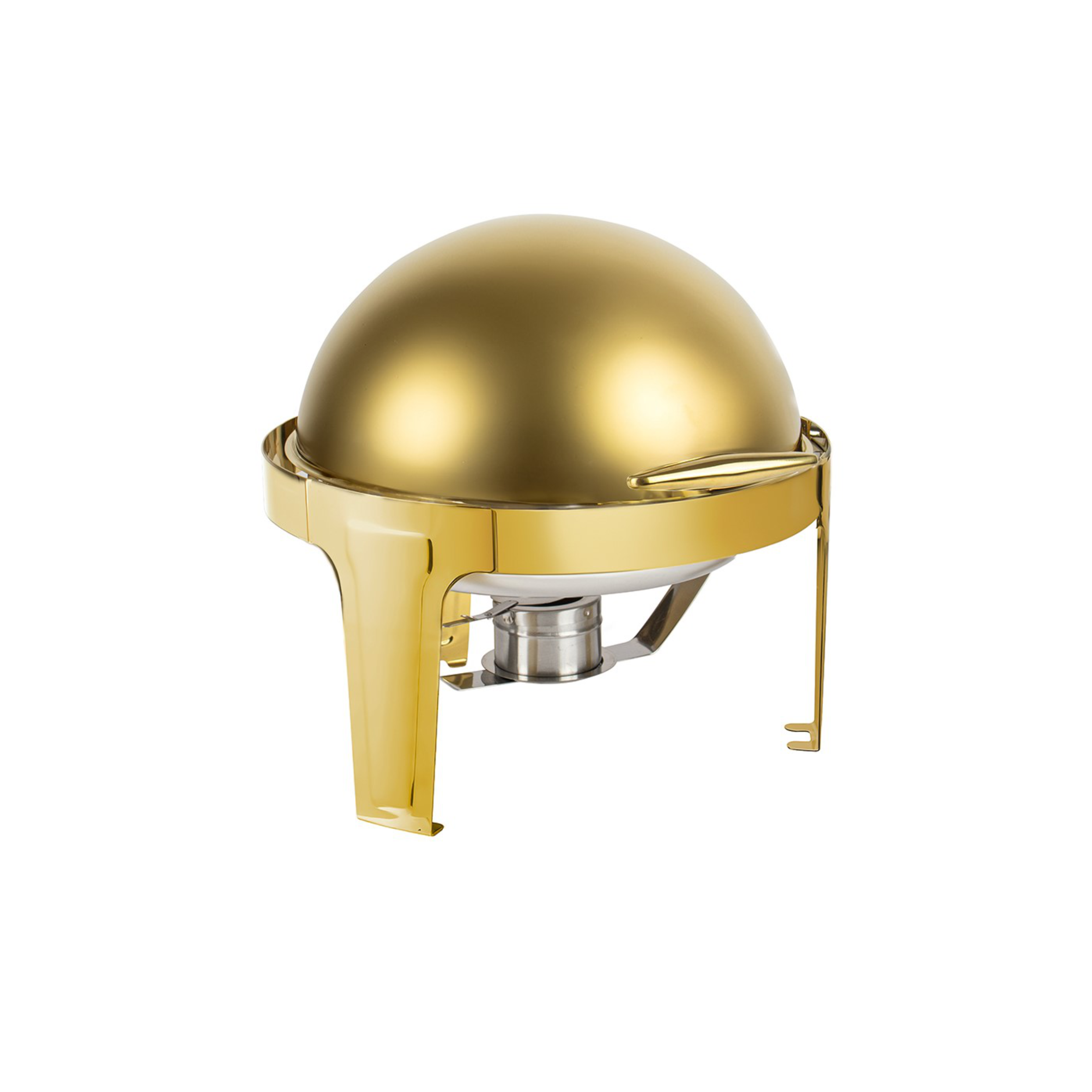 Gold Round Top Chaffing Dish
