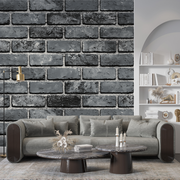 Grange Brick Pvc Wallpaper 0.53 X 10M