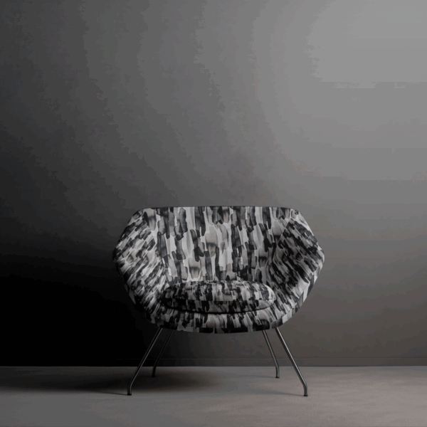 Loom Secret Garden Monet Greys Upholstery Fabric