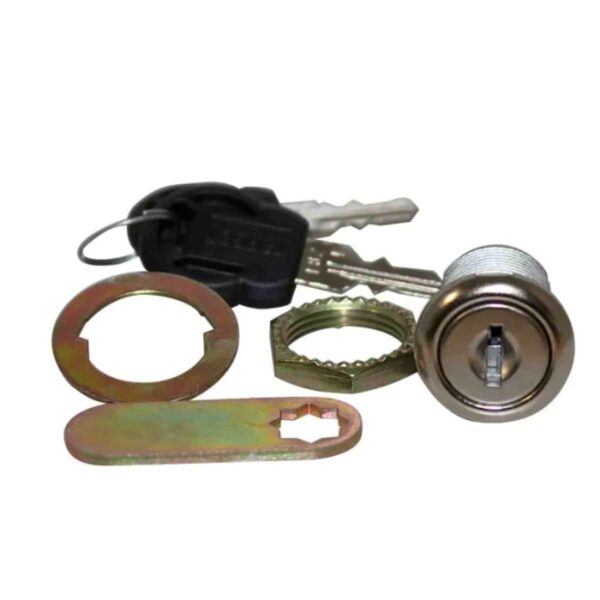 Cam Lock, 20Mm, Key Different, Chrome Plated