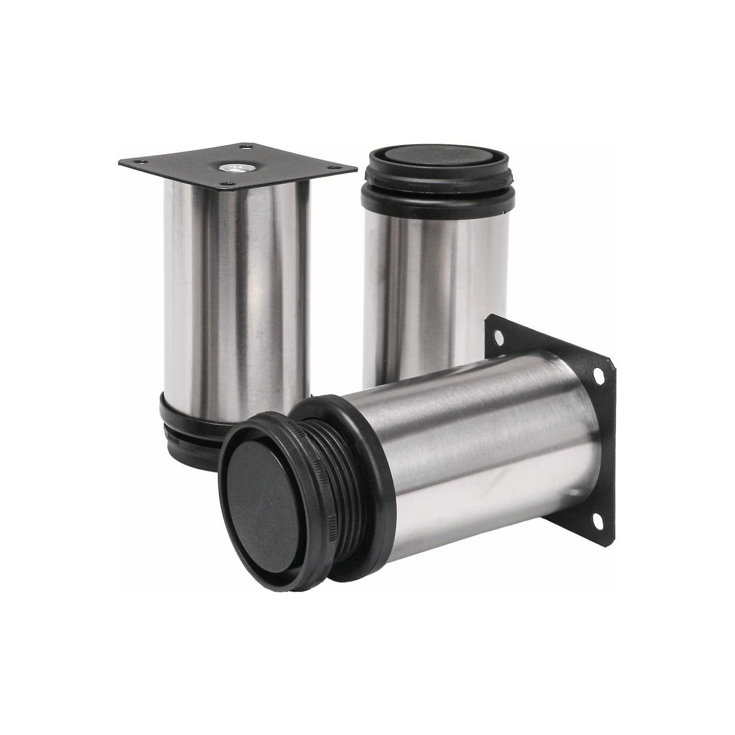 Chrome Adjustable Furniture Leg H120Mm X D50Mm