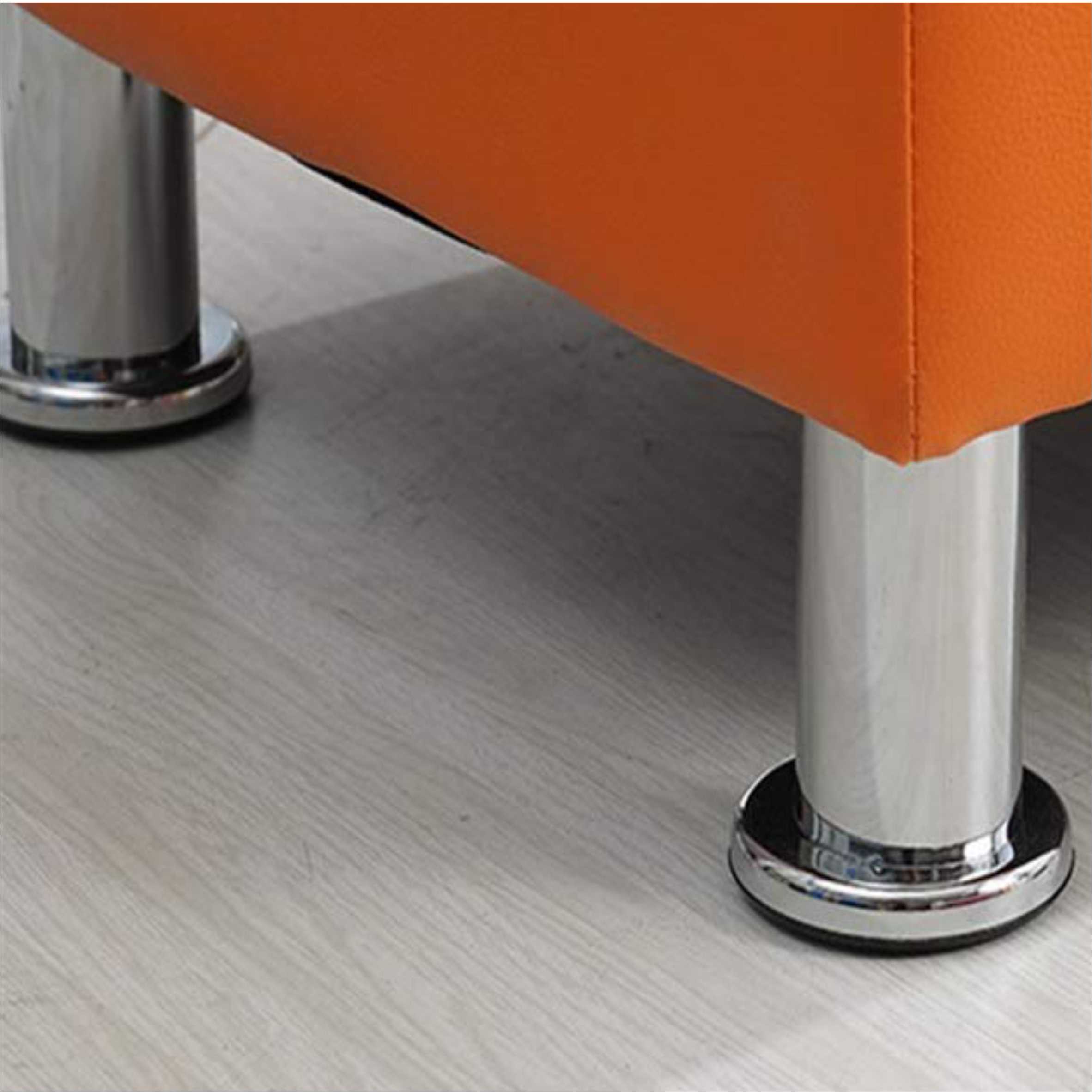 Chrome Base Furniture Leg H100Mm X D50Mm