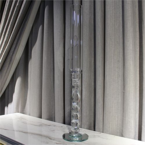 Crystal Bubble Stem Candle Holder