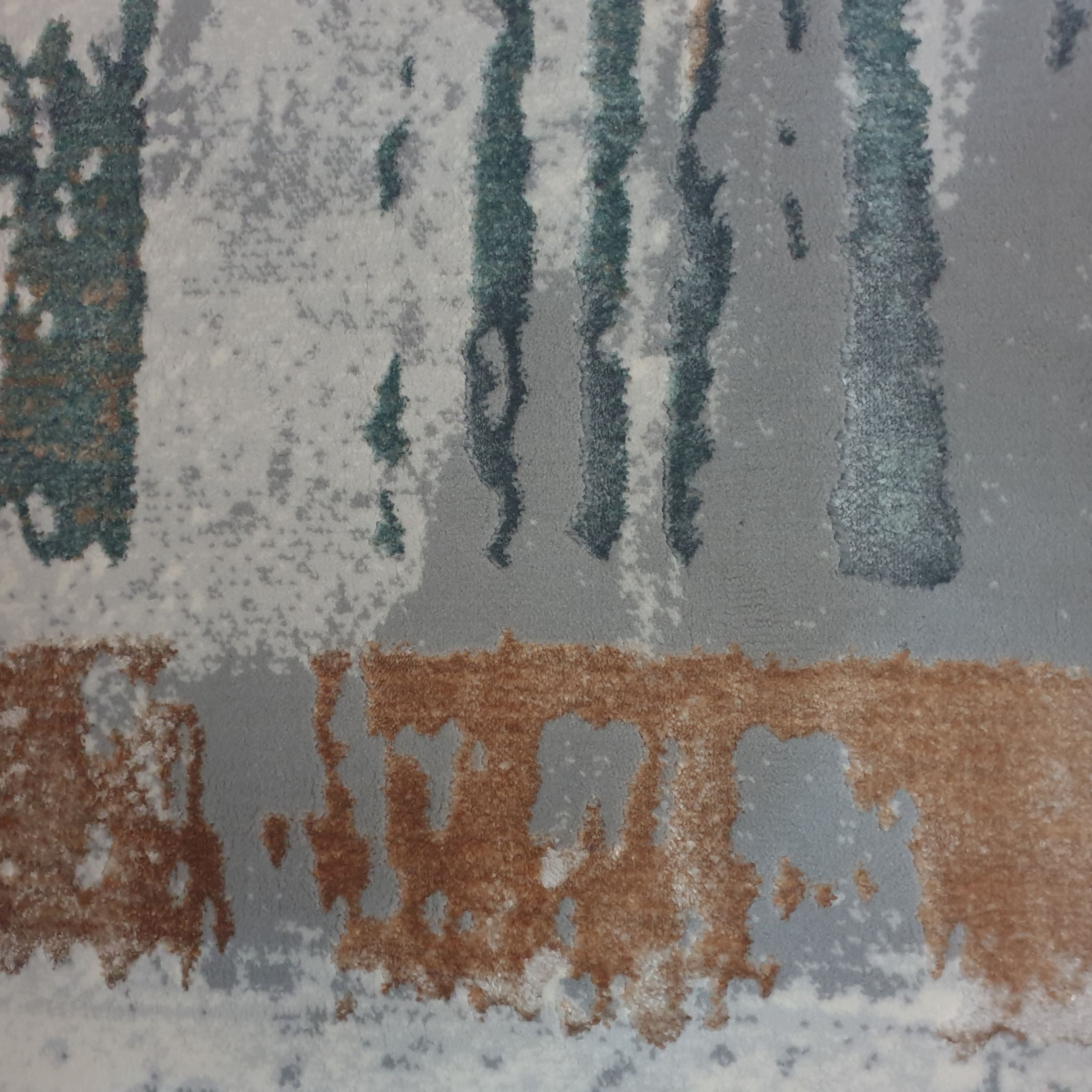 Doruk 174535 Light Grey, Cream & Green 1600 X 2300Mm