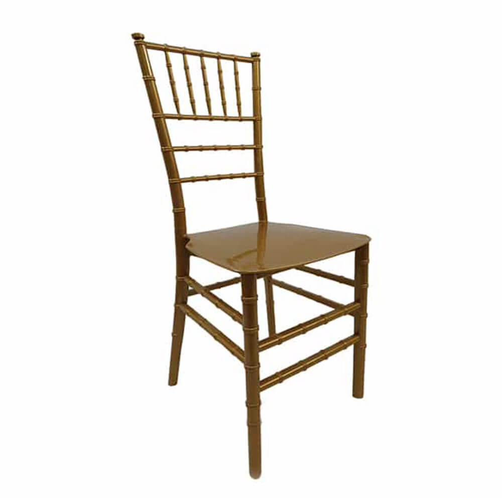 Gold Tiffany Resin Chair (Excl Cushion)