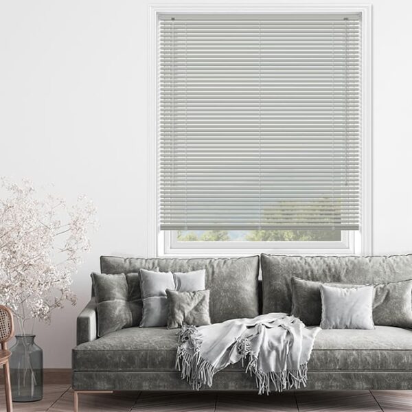 Venetian Ready Made Blinds Pvc - Light Grey