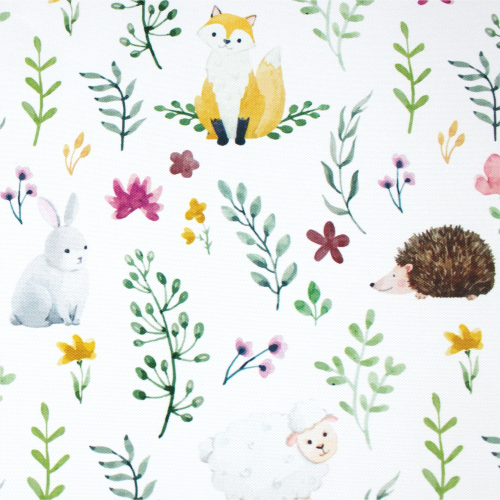 Cute Animal Floral Novelty Fabric 140Cm