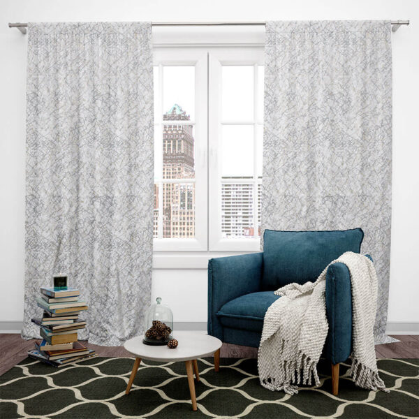 Song Chop Sticks - Gold/Grey (280Cm Wide Per M)