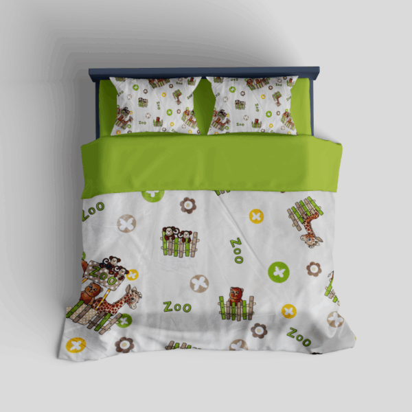 Zoo Animals 100% Turkish Cotton Fabric