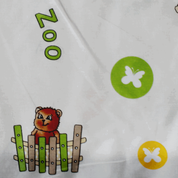 Zoo Animals 100% Turkish Cotton Fabric