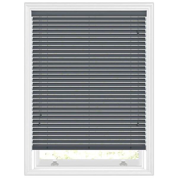 Venetian Ready Made Blinds Pvc - Dark Grey