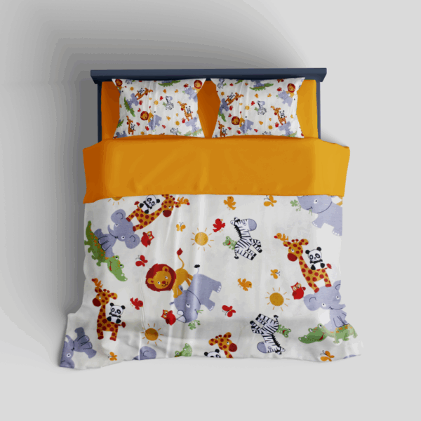 Fun Safari Animals 100% Turkish Cotton Fabric