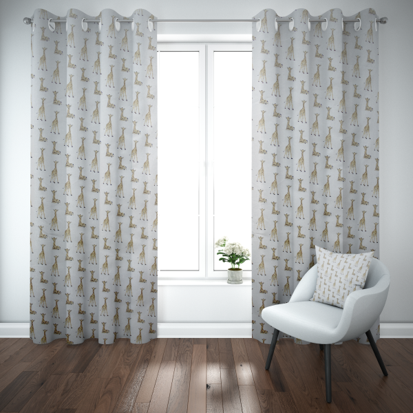 Baby Giraffe Novelty Fabric 140Cm