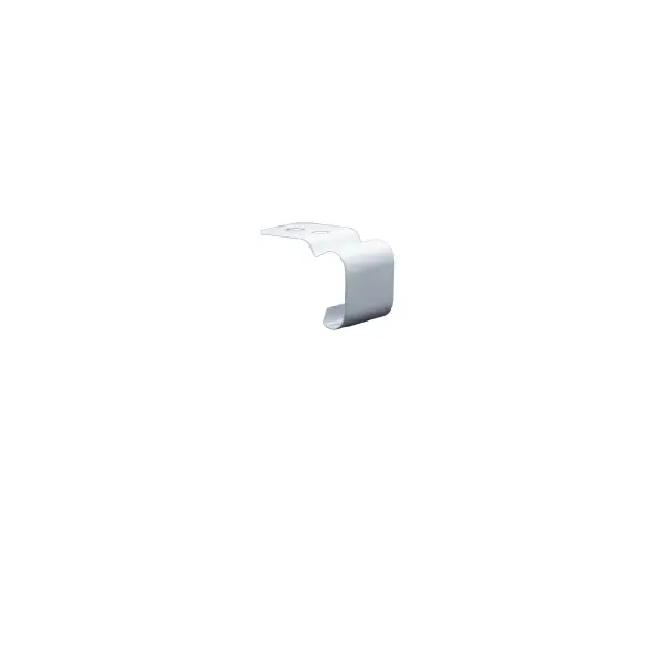 C – Track Metal Stirrup Bracket - Ceiling Fix White