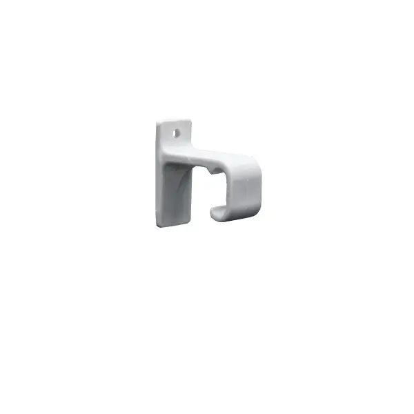 C – Track Pvc Bracket – Single (Wall Fix White)