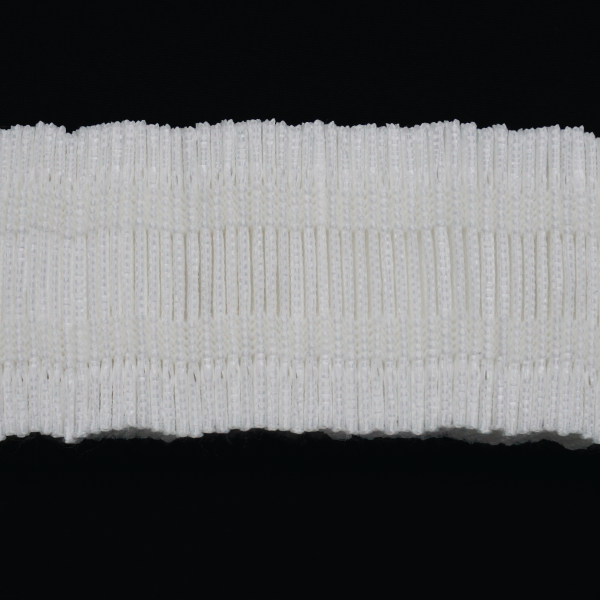 3-String Woven Pocket 50m Tape - 75mm - white