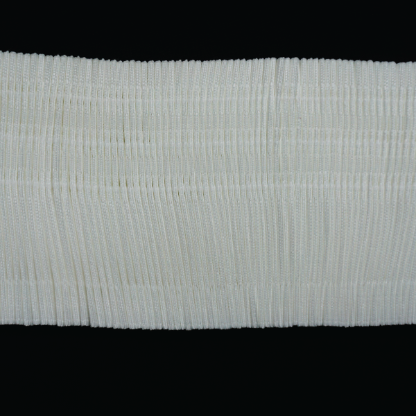 4 Cord Woven Pocket Tape 140mm - White - 50m