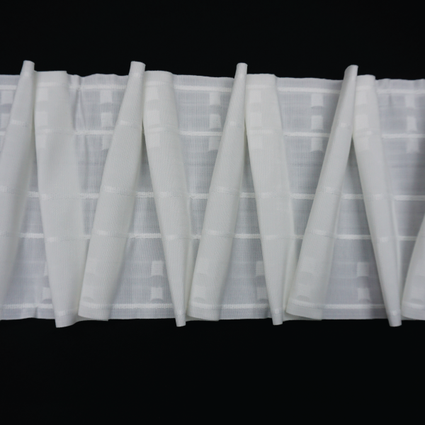 Zigzag Pleat White 200Mm