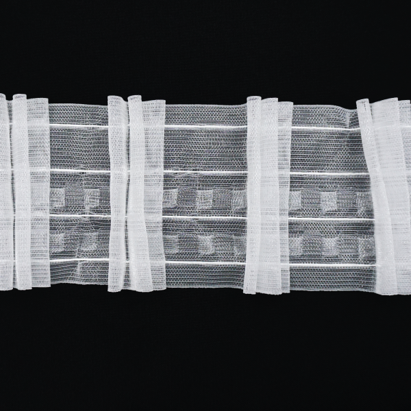 Tripoli Pleat Tape –50m –Clear
