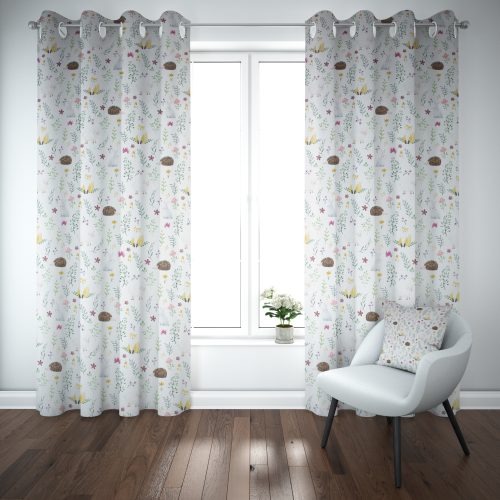 Cute Animal Floral Novelty Fabric 140Cm