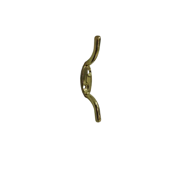 Metal Cleat - Brass Plated - 87Mm X 17Mm