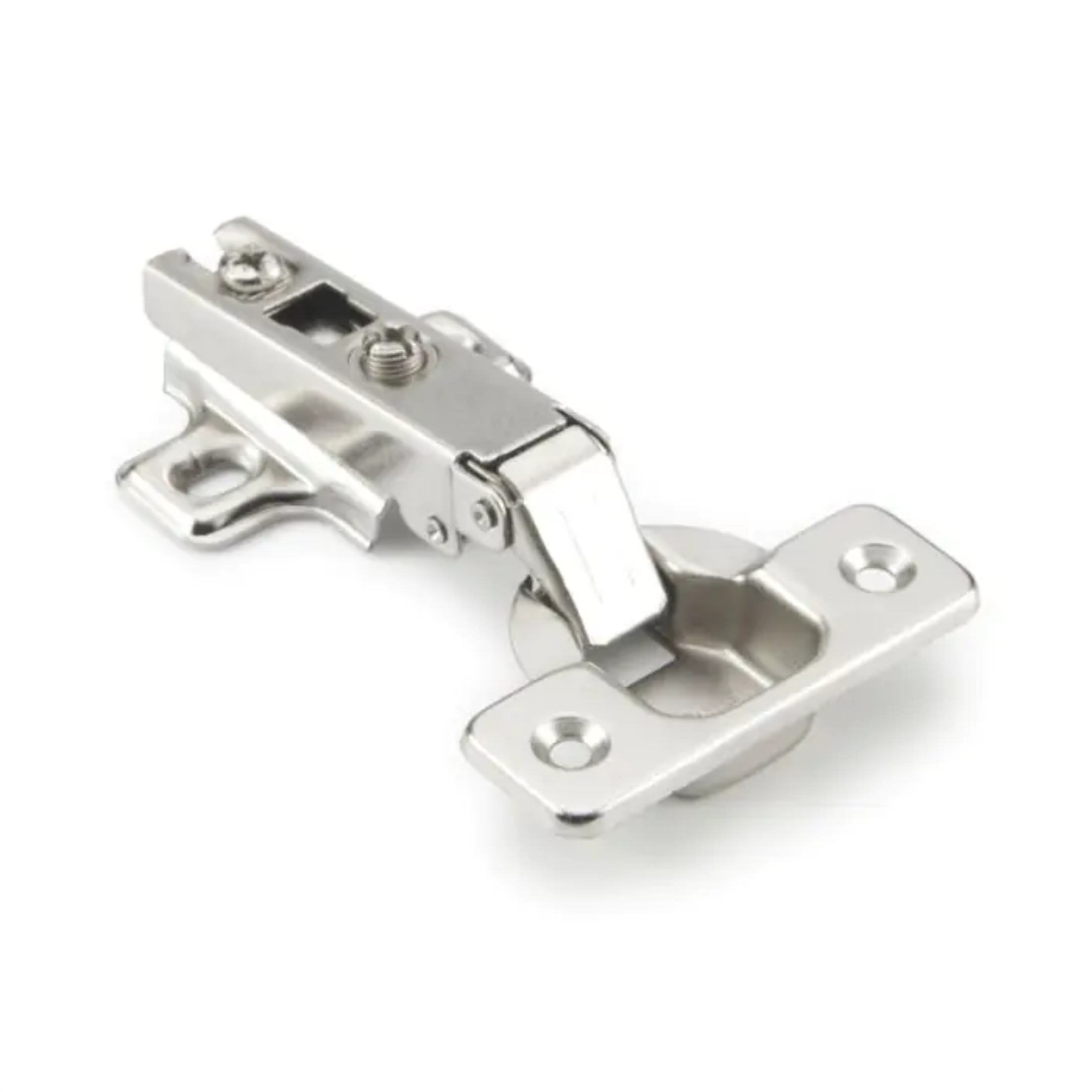 Hinge, Eco, Full Overlay 110°, 0Mm, 2 Hole Plate