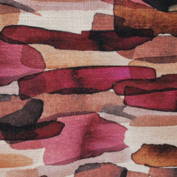 Loom Secret Garden Monet Terracotta Upholstery Fabric