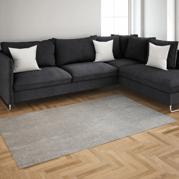 Plush Grey Rug 1500 X 2300Mm