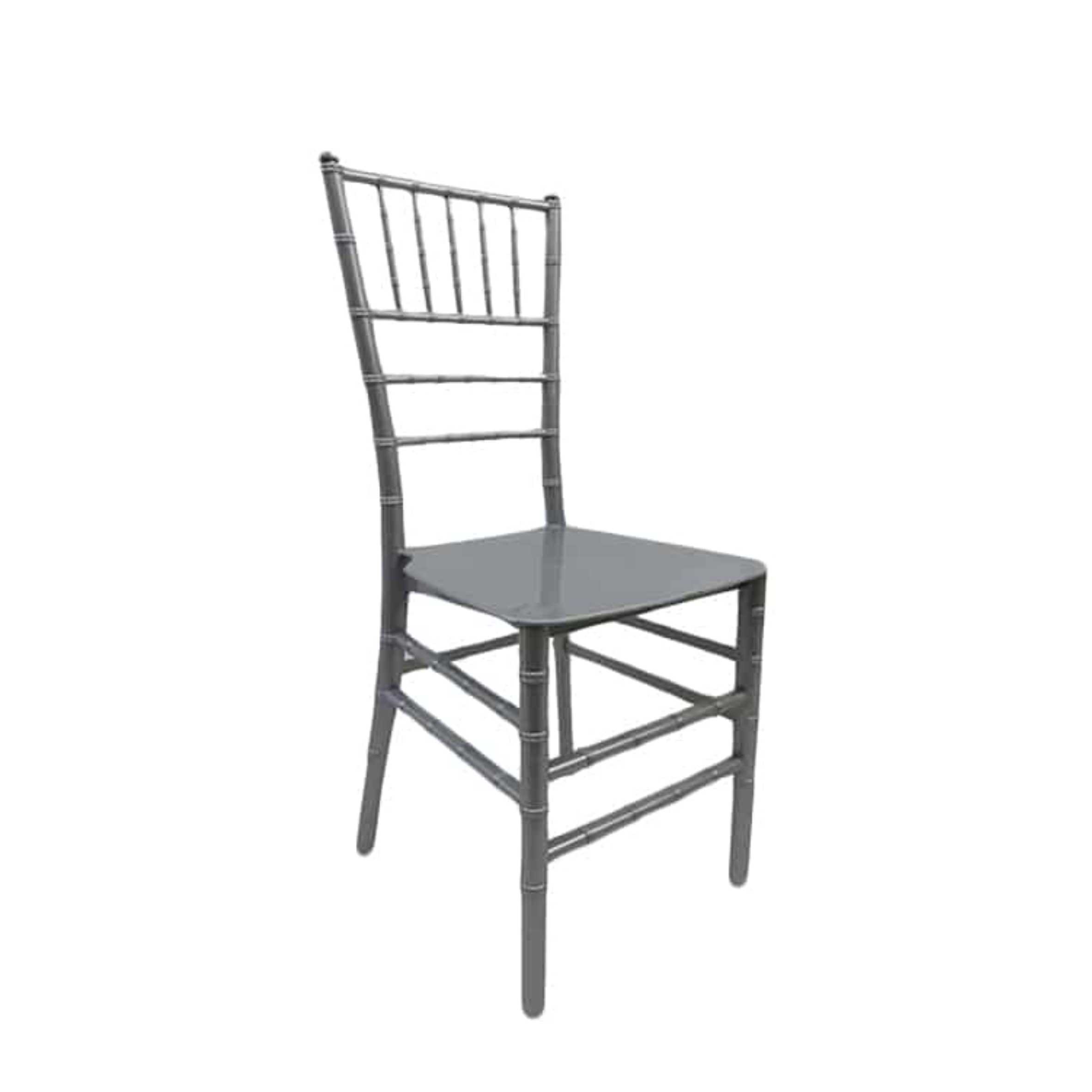 Chair Tiffany Chair Silver Plastic (Excludes Cushion)