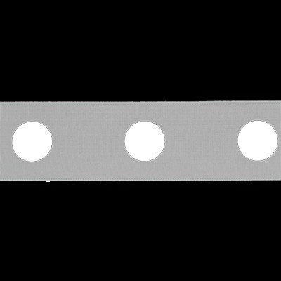 Eyelet Ring Tape 100mm - white - 50m