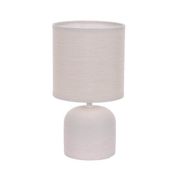 Beige Ceramic Base With Fabric Shade Lighttl835