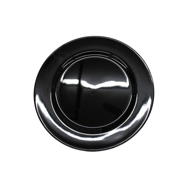 Round Black Plain Underplate