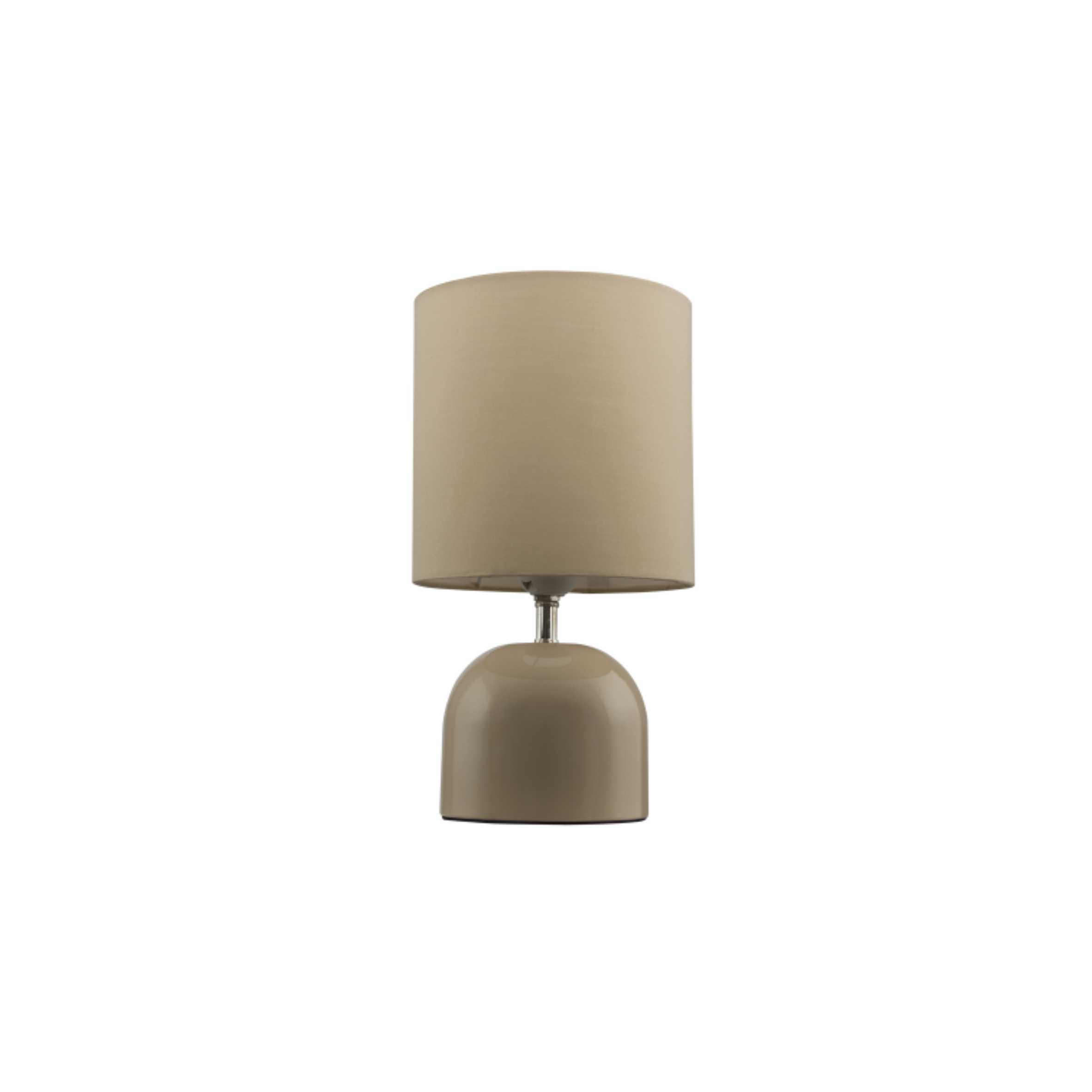 Metal Table Lamp With Fabric Shade Tl202