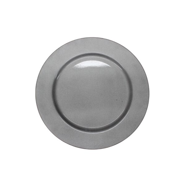 Round Silver Plain Underplate