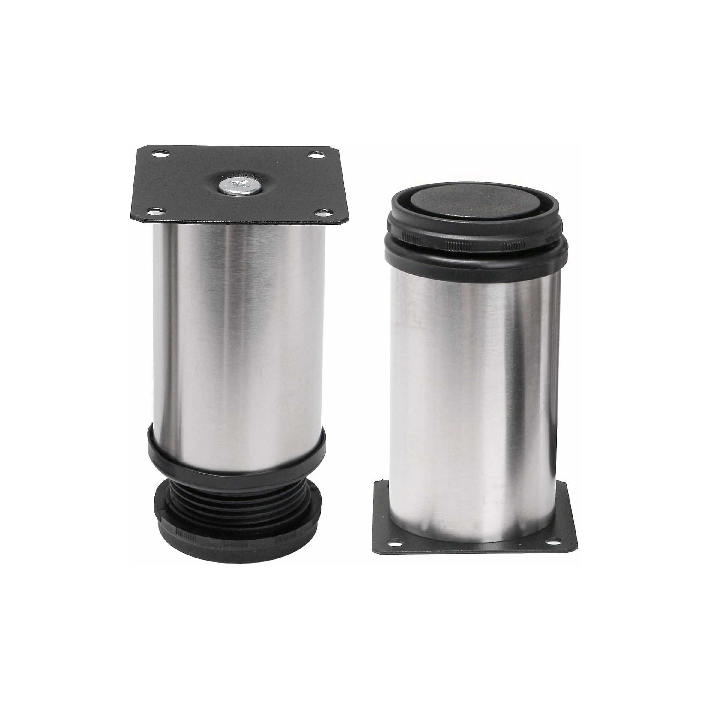 Chrome Adjustable Furniture Leg H120Mm X D50Mm