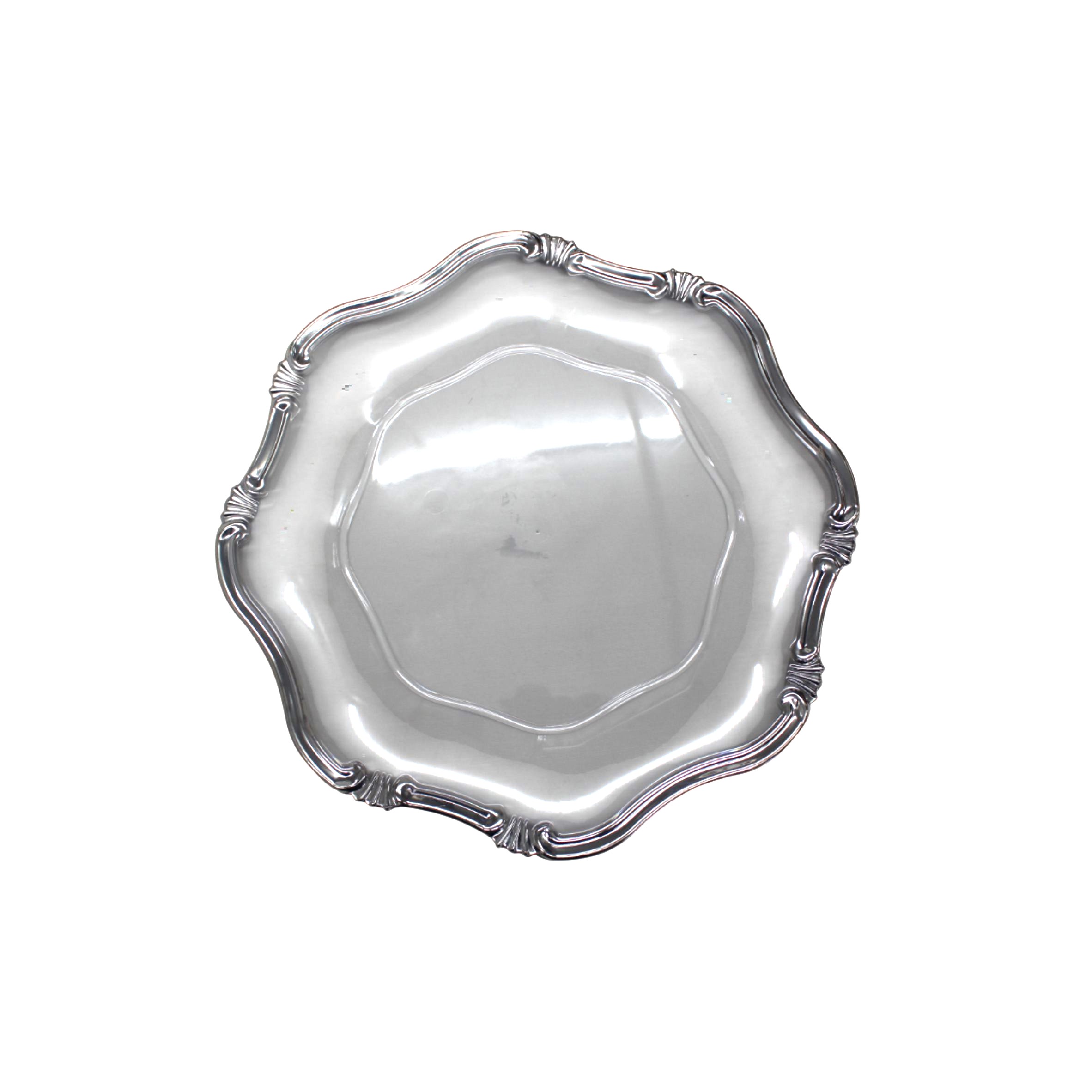 Ru Yi Silver Frame Elaine Transparent Underplate