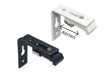 Emperor Single Brackets 63mm x 50mm Wall Fix