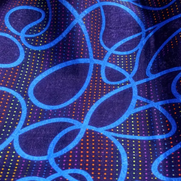 Blue- Swirl Bus & Coach- Upholstery- Fabric